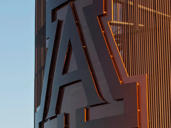 Univ of Arizona block A logo